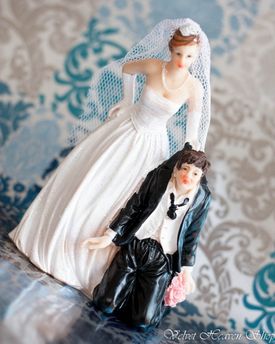 Svadobné postavičky na tortu - svadobné figúrky na tortu Áno beriem!