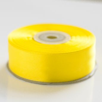 Saténová stuha žltá 12mm 25m